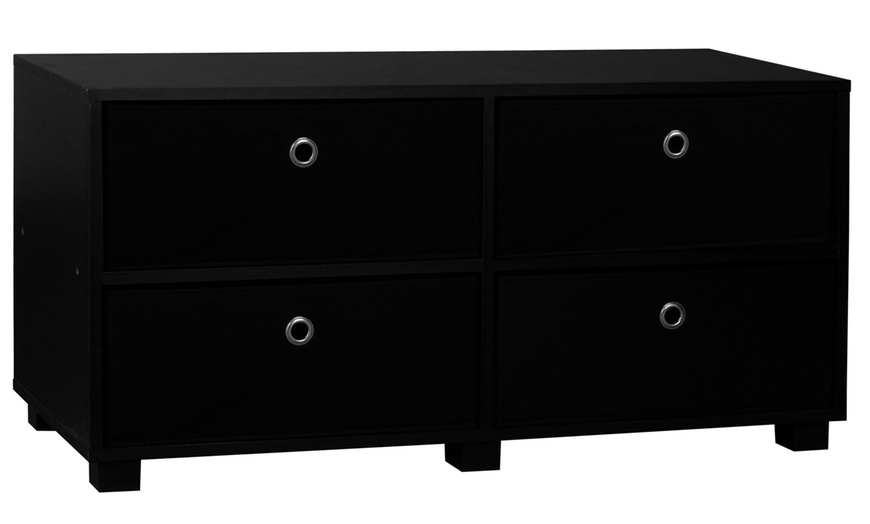 Image 9: TV Stand with Optional Drawers