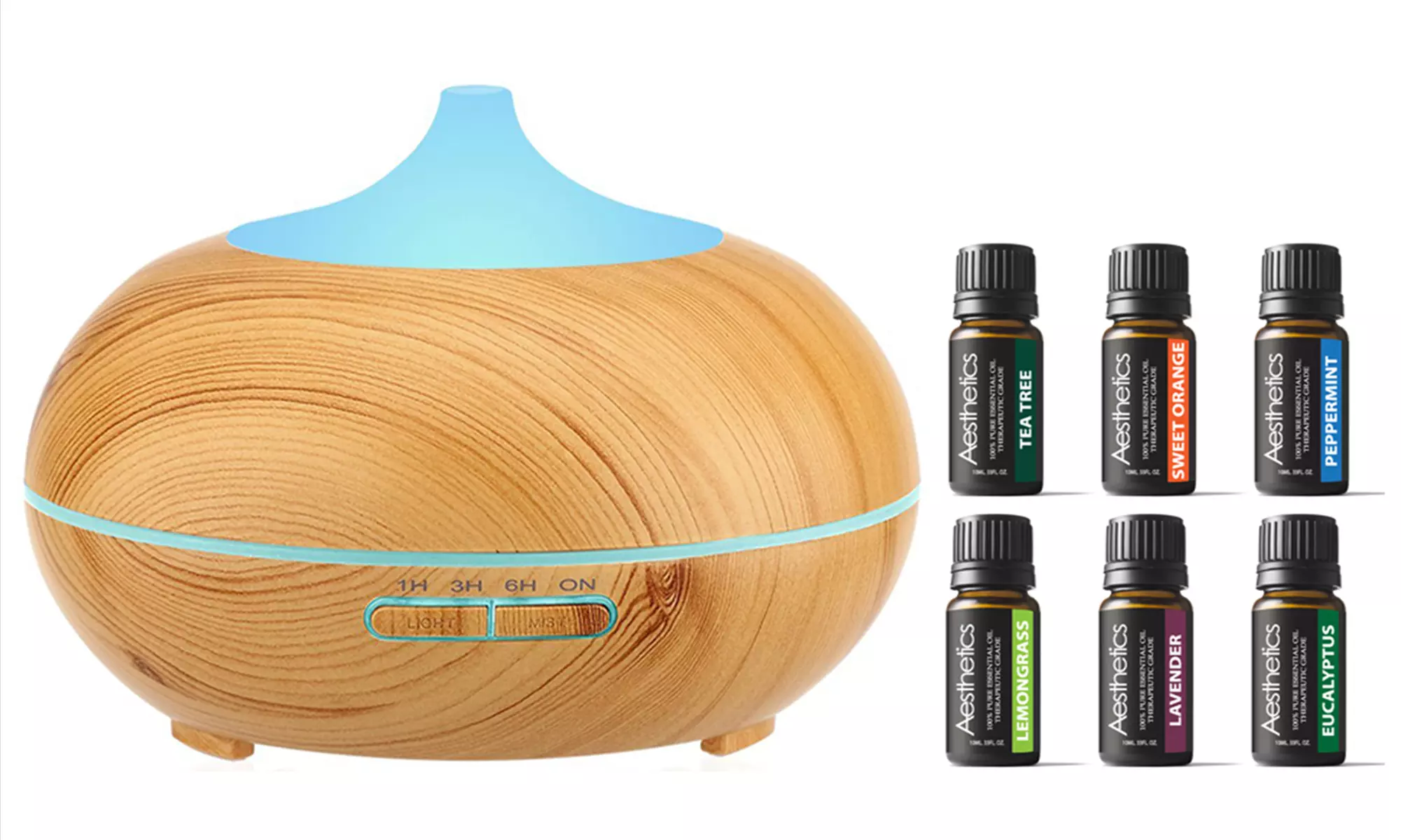 Ultrasonic Diffuser and Oil Gift Set (6-Pack) - Primary Image