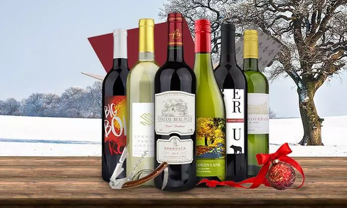 6 or 12 Bottles of Red, White, or Mixed Wine with a Waiter's Corkscrew from Wine Insiders (Up to 80% Off)   - Second Medium