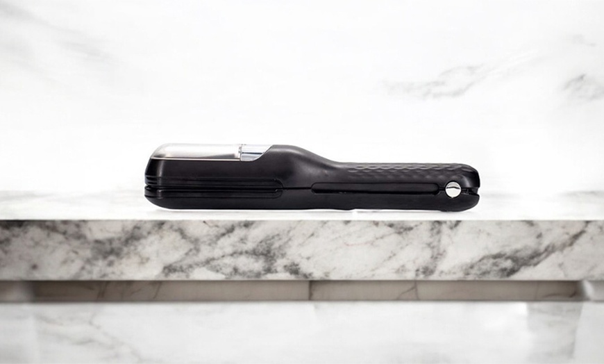 Image 6: Cortador de puntas abiertas recargable y con función de alisado