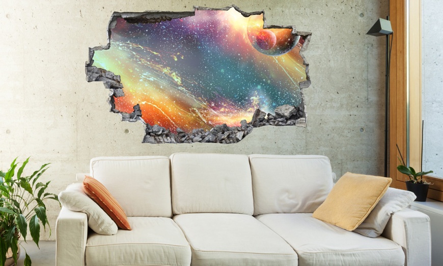 Image 7: 3D Broken Wall Sticker