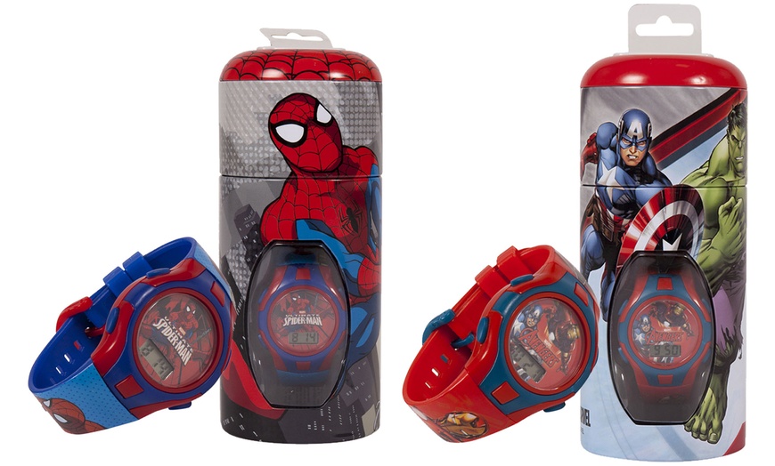 Image 1: Marvel Children's Digital Watch 