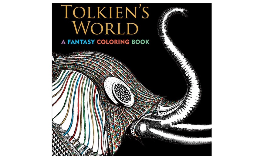 Tolkien's World Fantasy Coloring Book Groupon