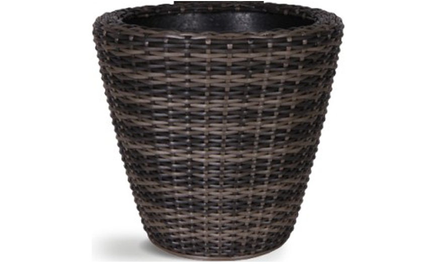 Image 4: Rattan-Effect Planters