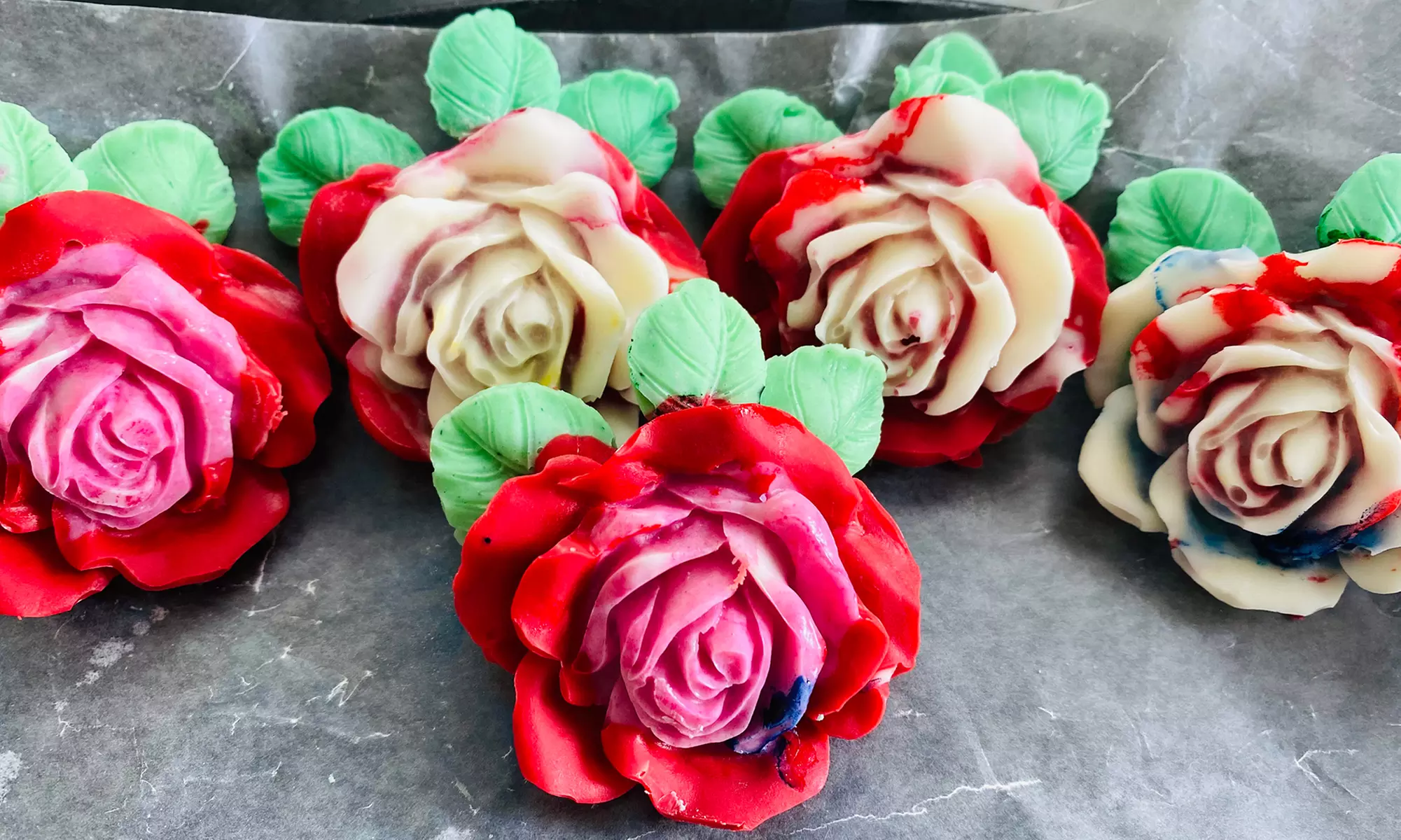 Chocolate Roses, Cheesecake Hearts, or Strawberry Cookies from Her Seafood and Sweets (Up to 20% Off) - Second Medium