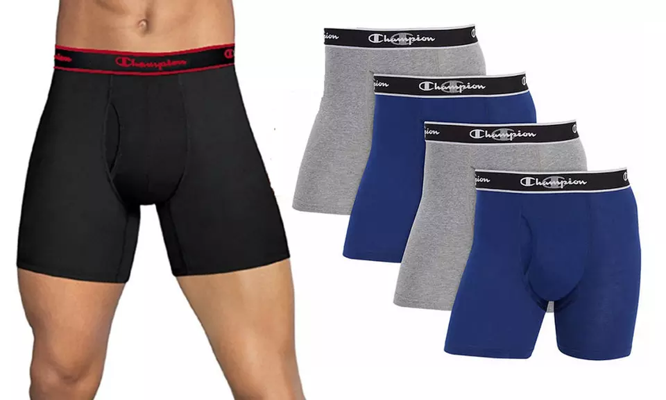 Champion Men's Elite SmartTemp Vapor Boxer Briefs (4 Pack) - Primary Image