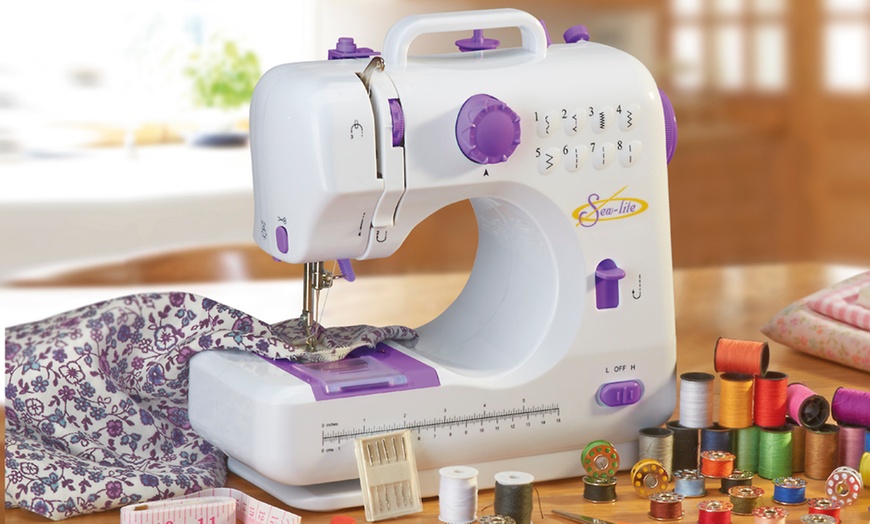 Image 1: Sew-Lite Compact Sewing Machine
