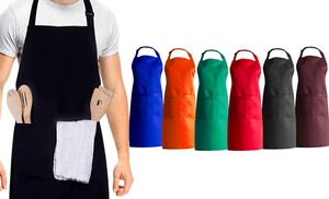 One or Two Adjustable Aprons with Pockets