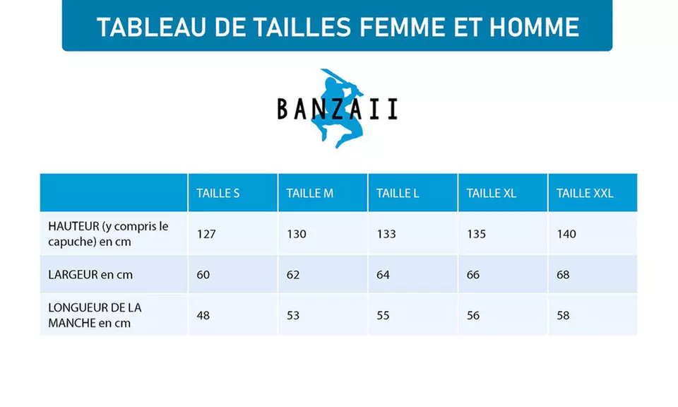 Peignoir en microfibre, traitement absorbant, capuche et sac