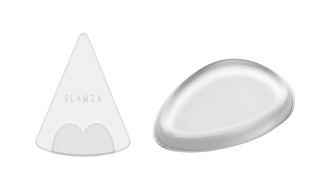 Fino a 3 spugne per trucco in silicone, disponibili in 2 forme