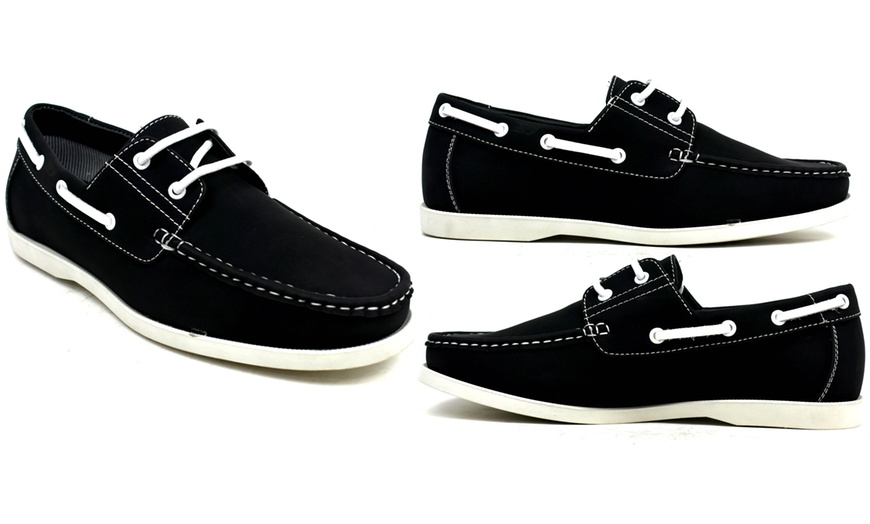 Image 13: Men's Slip-On Boat Shoes