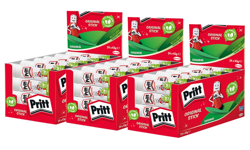 Image 4: 8, 24 or 72 Pritt Glue Sticks for Arts, Crafts and Activities 43g