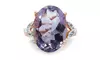 10.49 CTTW Genuine Amethyst Ring