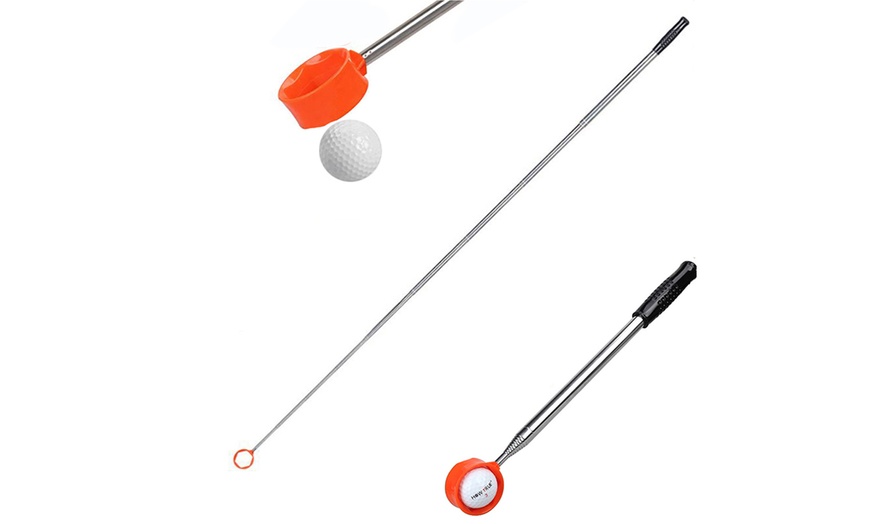 Image 2: Telescopic Hexagonal Golf Ball Retriever