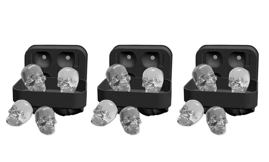 Image 5: 3D Skull Ice Trays