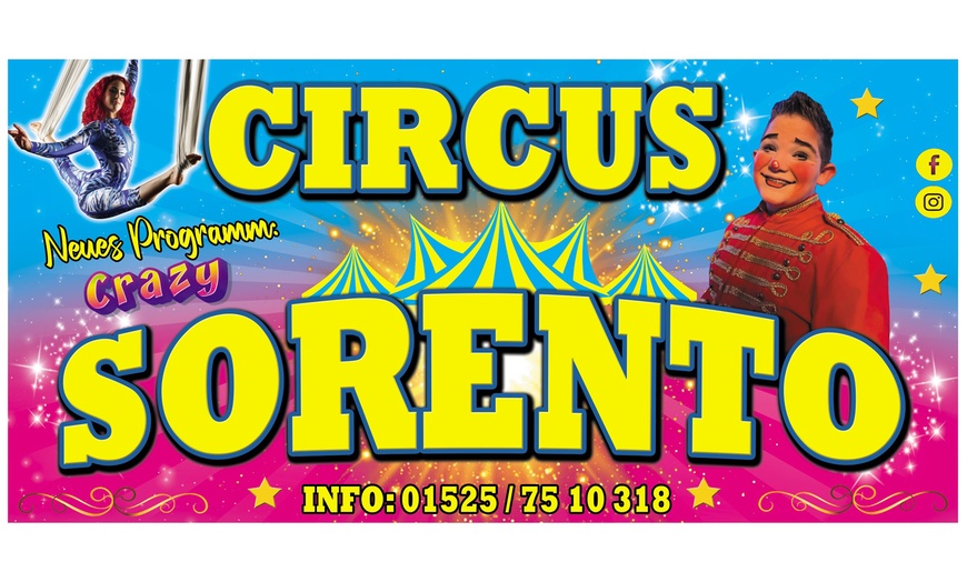 Image 1: Ticket für Circus Sorento „Crazy“ ab 27.02. bis 23.03.2025