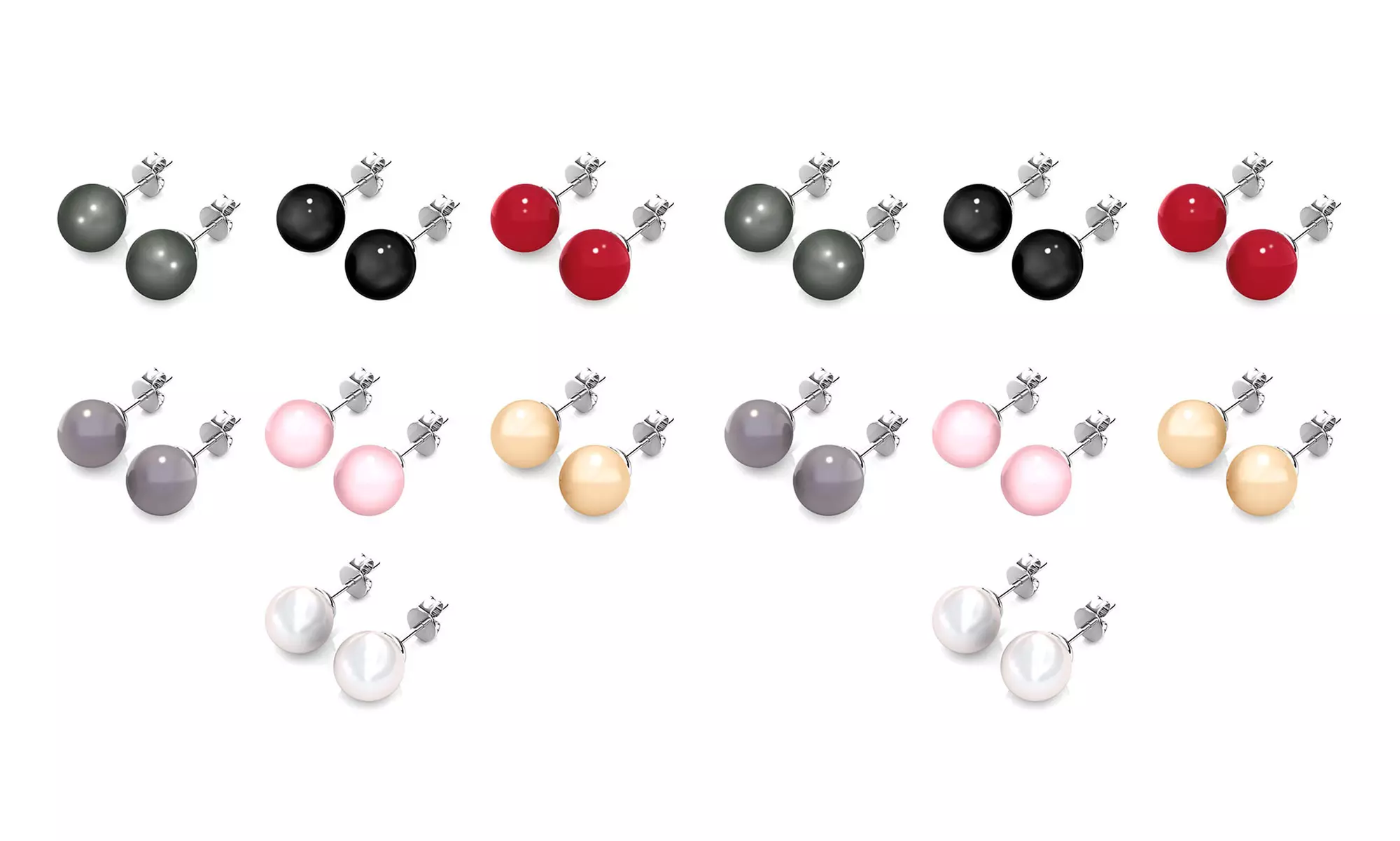 Mond Ohrstecker, Armband oder Halskette