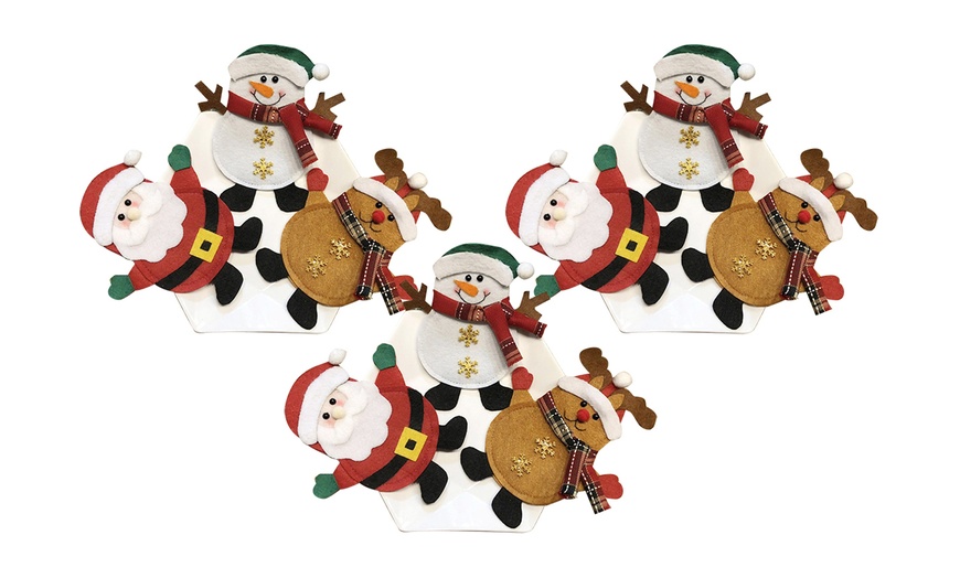 Image 7: Christmas-Themed Cutlery Covers