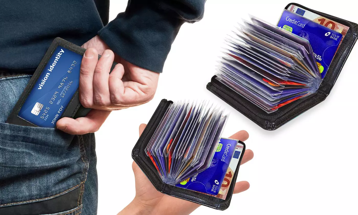 1 à 4 porte-cartes multi-compartiments unisexe - Primary Image