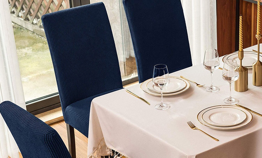 Stretchable Dining Chair Covers | Groupon