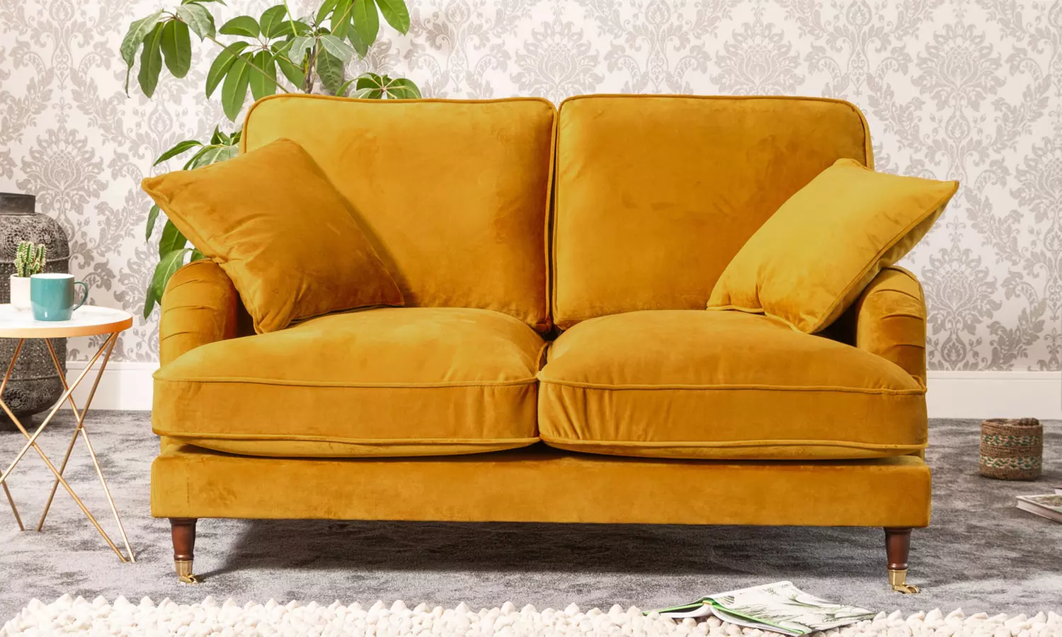 Callaway Velvet Sofa Selection