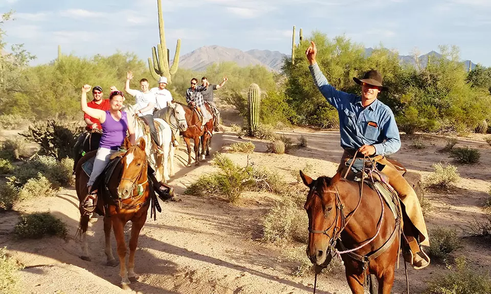 90-Minute Horseback Trail Ride for One, Two, or Four at Macdonald Ranch (Up to 46% Off) - Primary Image