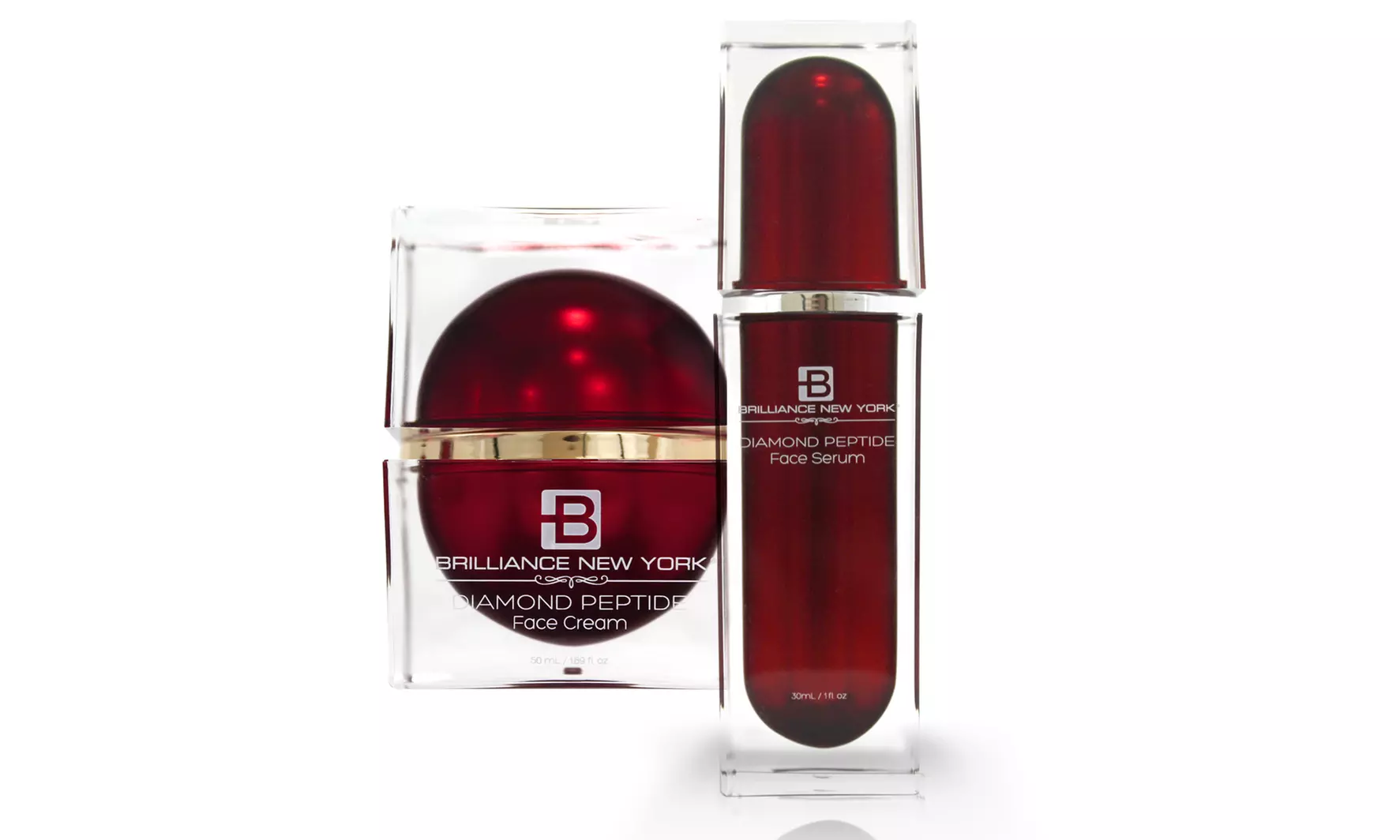 Brilliance New York Ruby Thermal Heating Mask, Facial Serum, and Face Cream Bundle - Second Medium