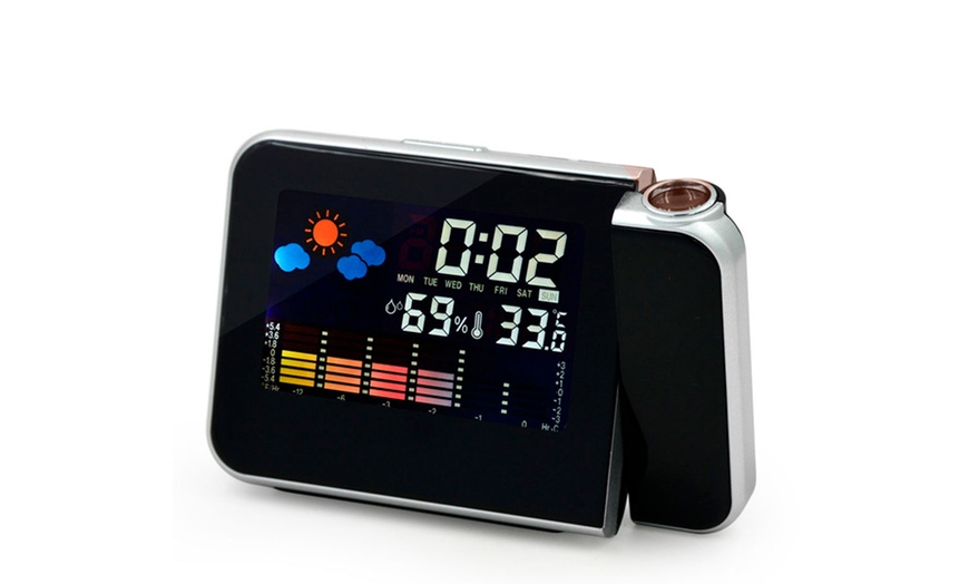 Image 1: Pritech LED Alarm Clock 