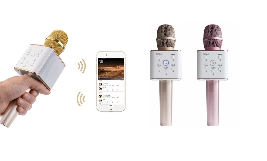 Image 2: Wireless Bluetooth Karaoke Mic