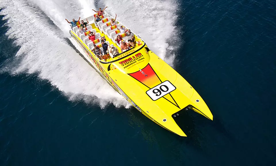 Thriller Speedboat Tour for One from Thriller Miami Speedboat Adventures (Up to 15% Off). Two Options Available. - Primary Image