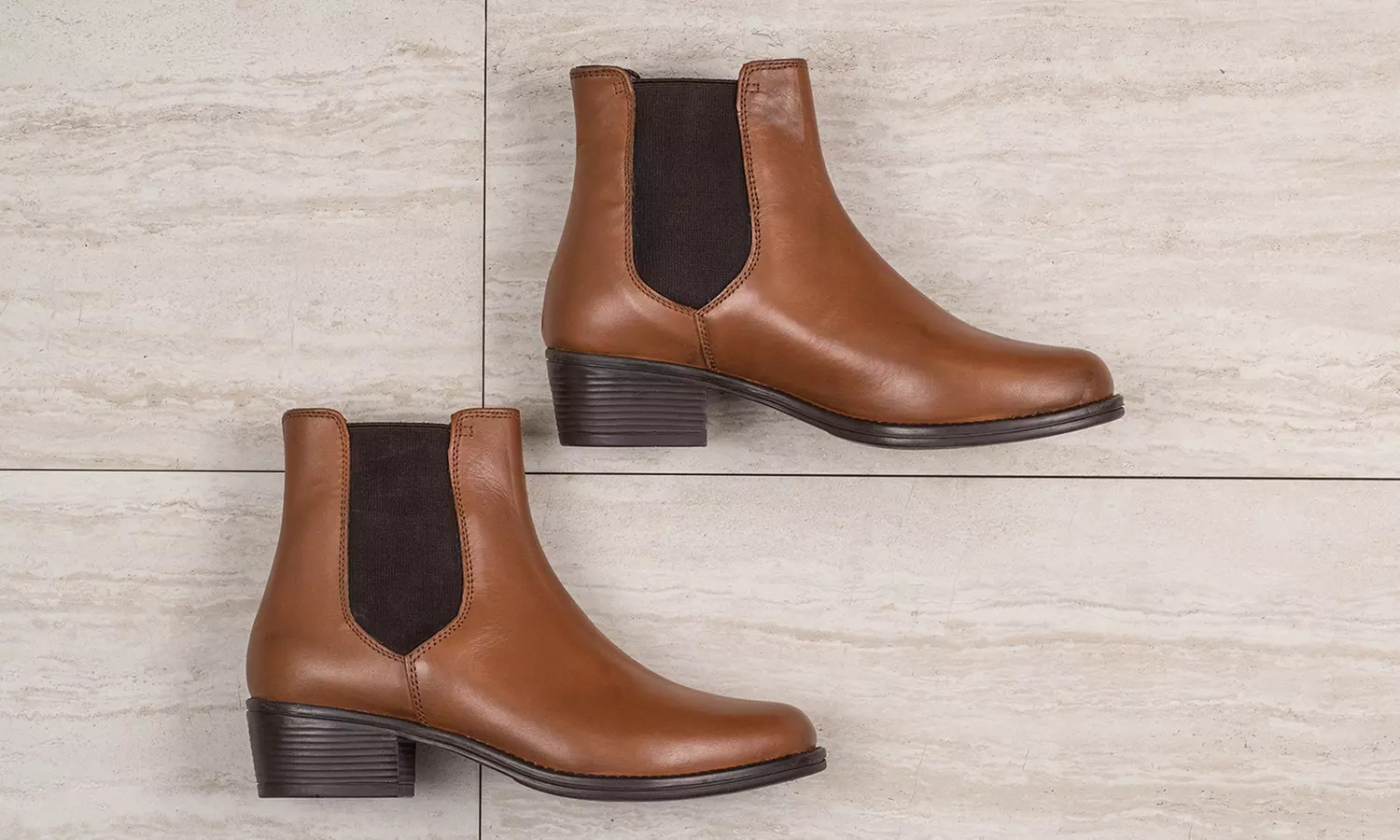 Bottines Chelsea en cuir Redfoot pour femme - Primary Image