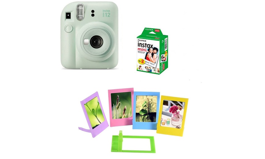 Image 5: Instax Mini 12, Instax Mini film (20 Foto) e 5 mini Cornici, Fujifilm