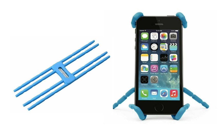 Image 7: One, Two or Four Flexible Spider Phone Holders