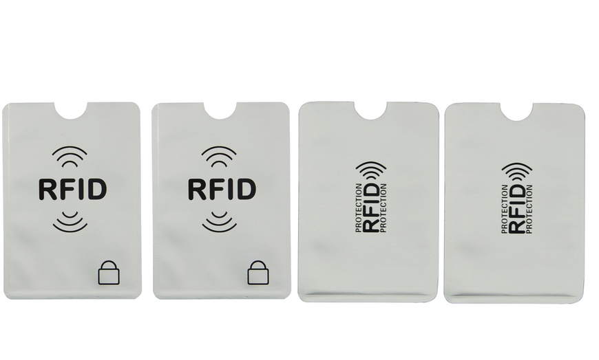 Image 4: Up to Six Anti-RFID Bank Card Cases