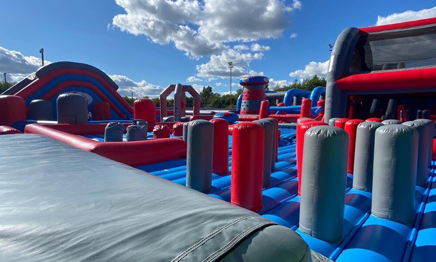 Image 14: Inflatable Bounce and Trampolines for One at Soccer Zone Halesowen