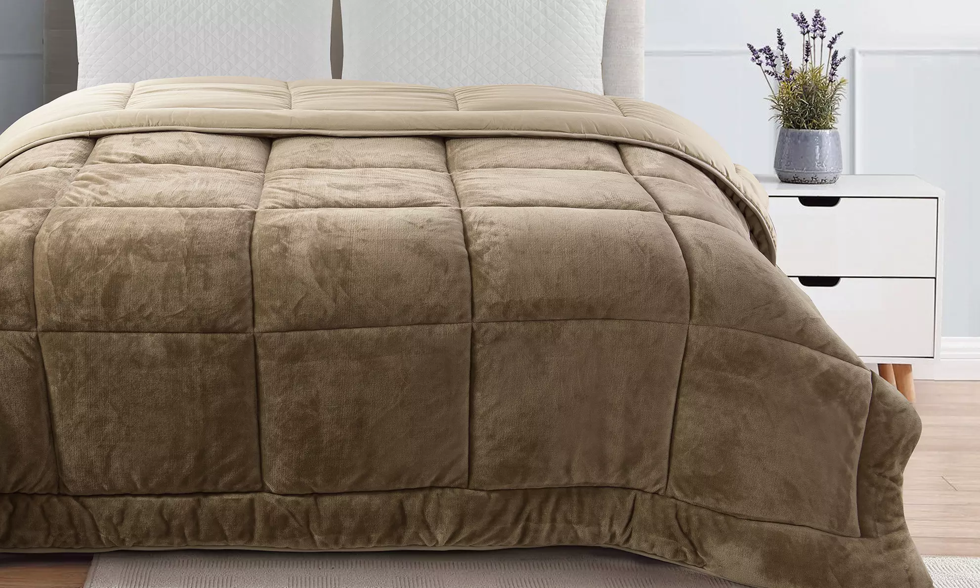 Couette douce et hypoallergénique en flanelle