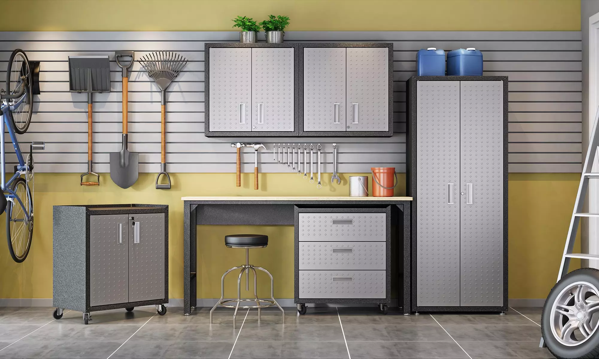 Fortress Floating Garage Cabinet - Primary Image