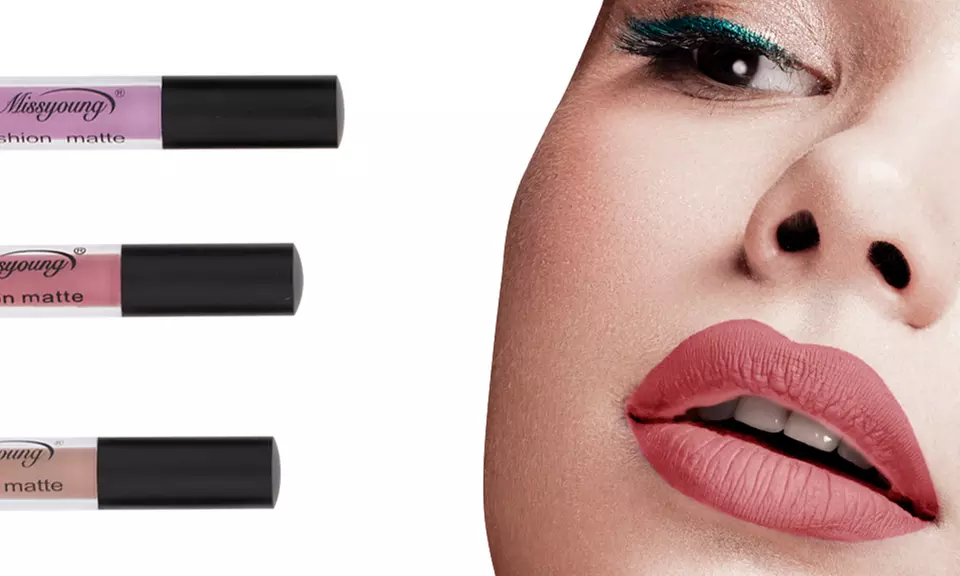 3, 6 ou 9 rouges à lèvres mats liquides à pigment à haute intensité - Primary Image