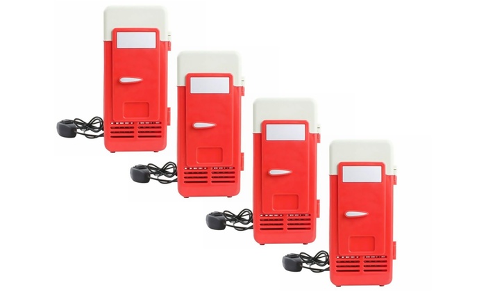 Mini Desktop Usb Fridge Groupon Goods