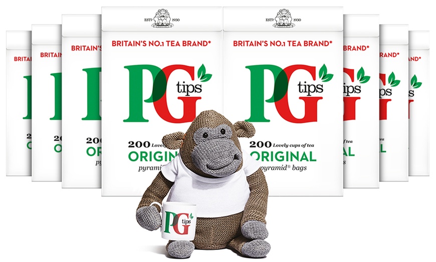 Image 2: 200 Teabags Plus Monkey Gift Set

