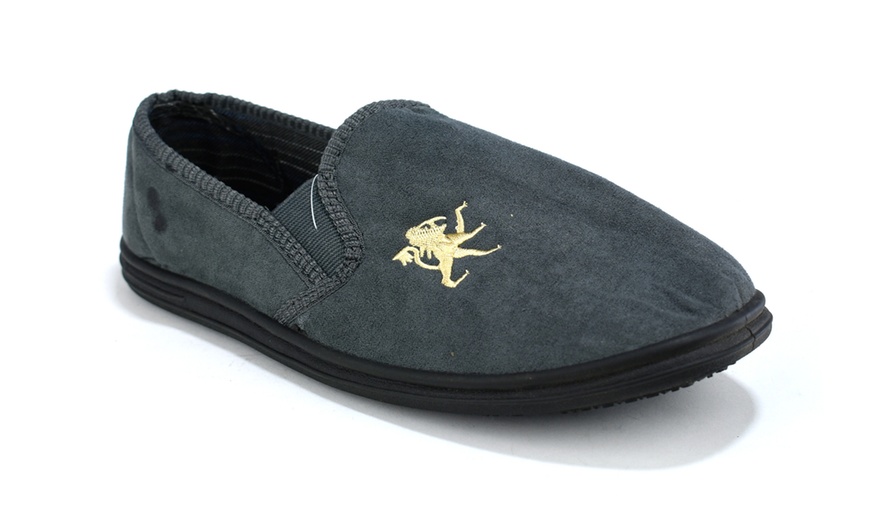 Image 8: Men's Fleece Lined Slippers