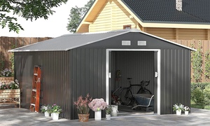 Outsunny Garden Metal Storage Shed