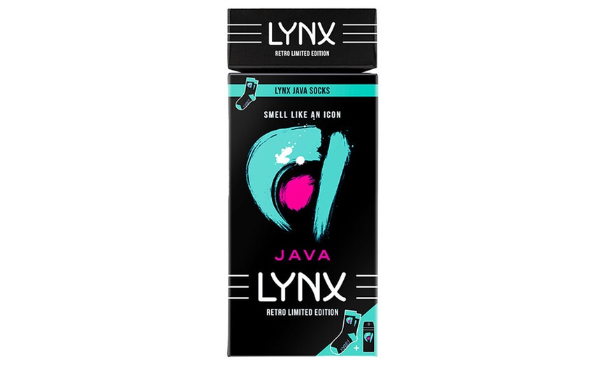 Image 6: Up to Four Lynx Java Retro Body Spray and Socks Gift Sets