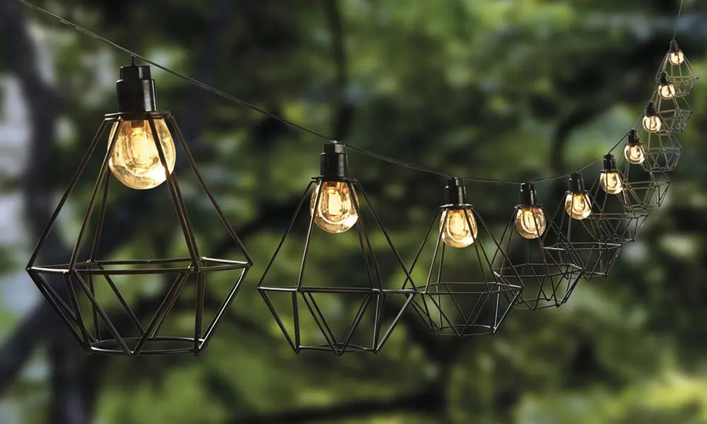 1 ou 2 guirlandes lumineuses Mily avec 10 ampoules LED solaires - Primary Image