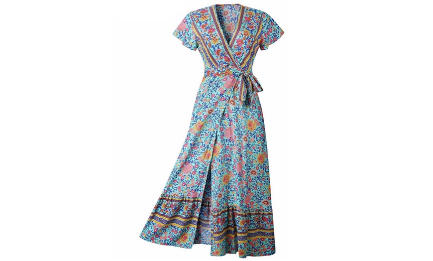 Image 6: Boho Wrap Dress