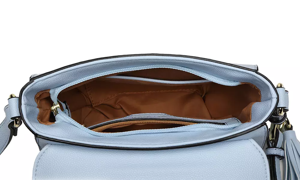 Women Fashion PU Leather Cross Body Saddle Bag