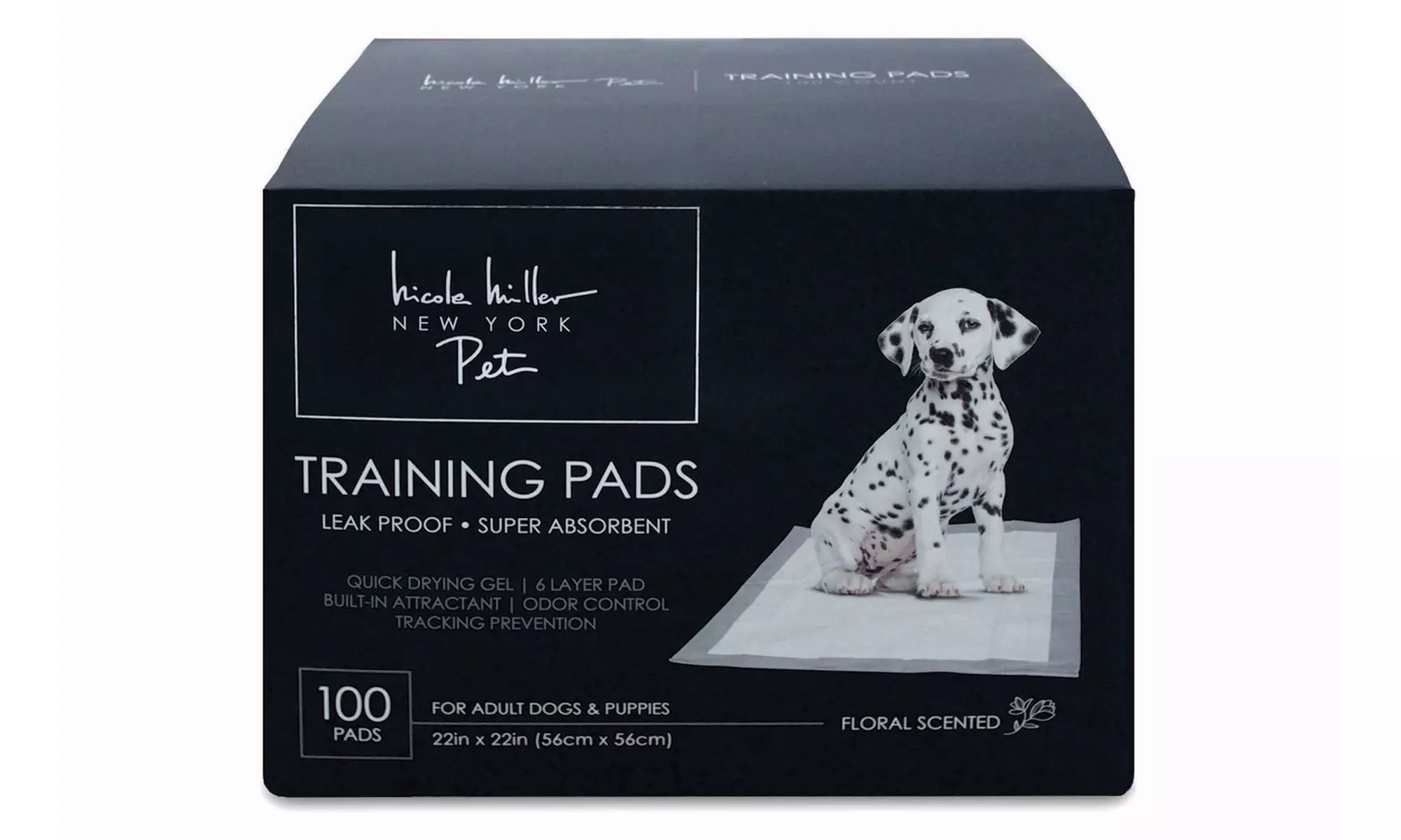 Nicole Miller Jasmine-Scented Pet Training Pads (100-Pack) - Primary Image