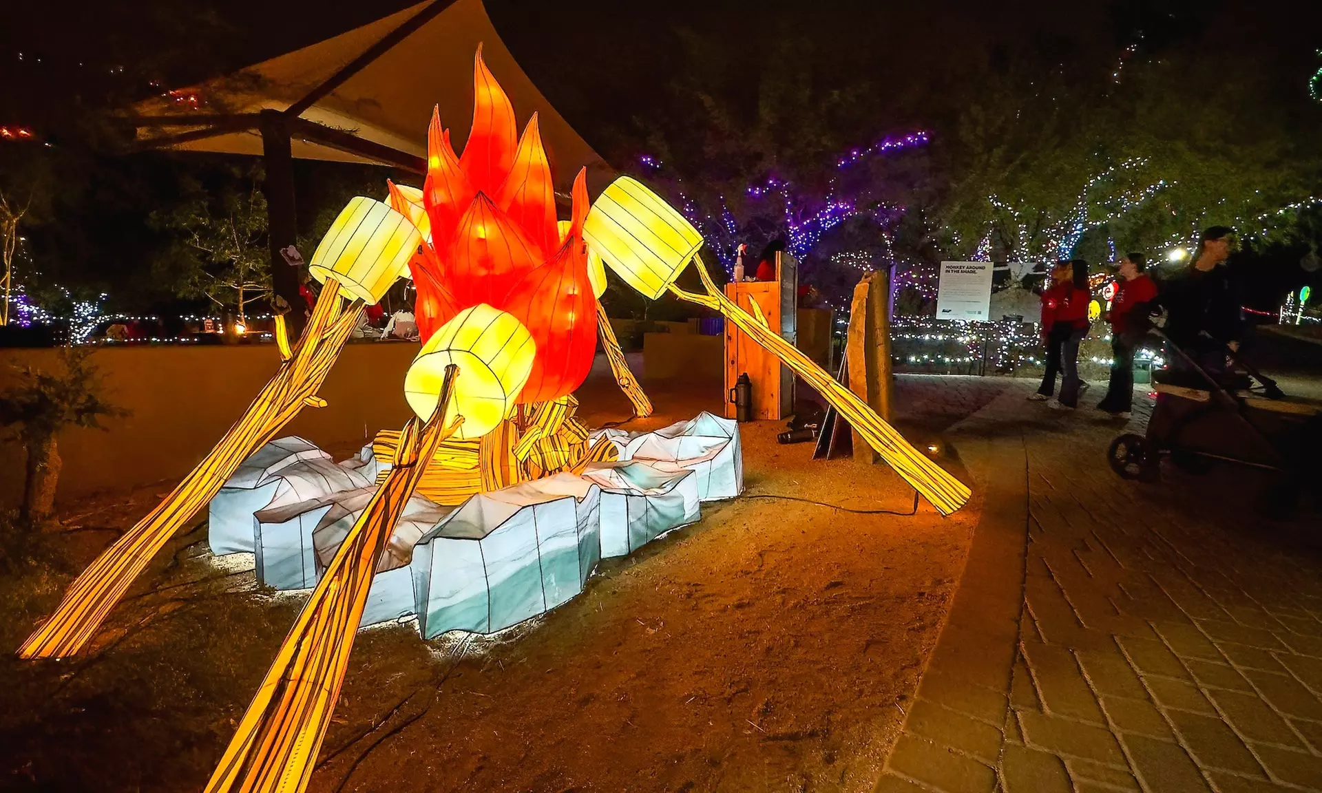 ZooLights Night Time Admission Tickets at Phoenix Zoo