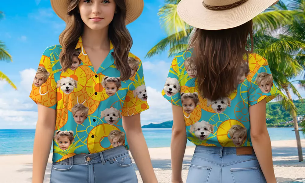 Kollektion Hawaii: personalisiert mit Foto- und Symbol-Aufdruck