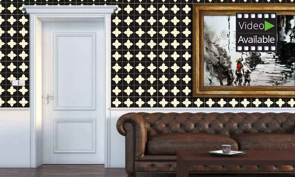 Walplus Tür- oder Wandsticker in geometrischen Mustern nach Wahl - Primary Image